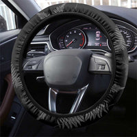 New Zealand Aotearoa Steering Wheel Cover Kiwi Fern Maori Pattern Green Version LT05 - Polynesian Pride