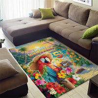 Hawaii Parrot Area Rug Im Not Waiting Till 5 Oclock