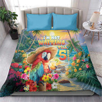 Hawaii Parrot Bedding Set Im Not Waiting Till 5 Oclock LT05 - Polynesian Pride