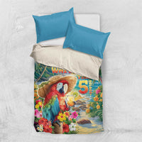 Hawaii Parrot Bedding Set Im Not Waiting Till 5 Oclock LT05 US Twin 172cm x 218cm Colorful - Polynesian Pride