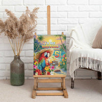 Hawaii Parrot Canvas Wall Art Im Not Waiting Till 5 Oclock LT05 - Polynesian Pride