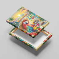 Hawaii Parrot Canvas Wall Art Im Not Waiting Till 5 Oclock LT05 - Polynesian Pride
