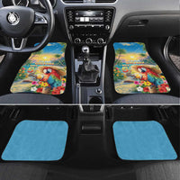 Hawaii Parrot Car Mats Im Not Waiting Till 5 Oclock LT05 Set 4pcs Colorful - Polynesian Pride