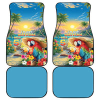 Hawaii Parrot Car Mats Im Not Waiting Till 5 Oclock LT05 - Polynesian Pride