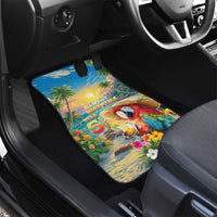 Hawaii Parrot Car Mats Im Not Waiting Till 5 Oclock LT05 - Polynesian Pride