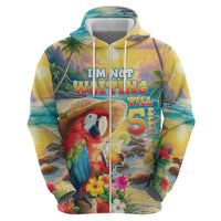 Hawaii Parrot Hoodie Im Not Waiting Till 5 Oclock LT05 - Polynesian Pride