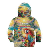 Hawaii Parrot Kid Hoodie Im Not Waiting Till 5 Oclock LT05 - Polynesian Pride