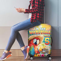 Hawaii Parrot Luggage Cover Im Not Waiting Till 5 Oclock LT05 - Polynesian Pride