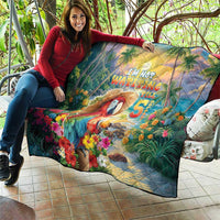 Hawaii Parrot Quilt Im Not Waiting Till 5 Oclock LT05 - Polynesian Pride