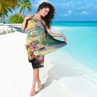 Hawaii Parrot Sarong Im Not Waiting Till 5 Oclock LT05 - Polynesian Pride