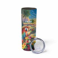 Hawaii Parrot Skinny Tumbler Im Not Waiting Till 5 Oclock LT05 - Polynesian Pride
