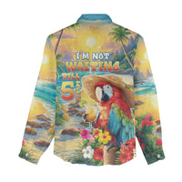 Hawaii Parrot Women Casual Shirt Im Not Waiting Till 5 Oclock LT05 - Polynesian Pride