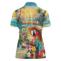 Hawaii Parrot Women Polo Shirt Im Not Waiting Till 5 Oclock LT05 - Polynesian Pride