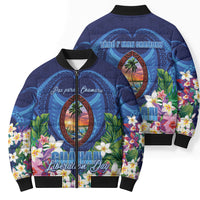 Guam Liberation Day Bomber Puffer Jacket Pas Para I Chamoru