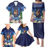 Guam Liberation Day Family Matching Puletasi and Hawaiian Shirt Pas Para I Chamoru LT05 - Polynesian Pride