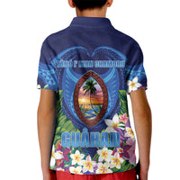 Guam Liberation Day Kid Polo Shirt Pas Para I Chamoru