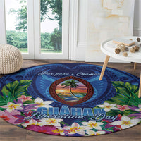 Guam Liberation Day Round Carpet Pas Para I Chamoru