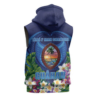 Guam Liberation Day Sleeveless Hoodie Pas Para I Chamoru