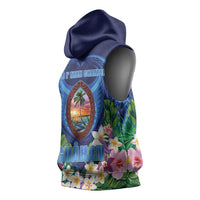 Guam Liberation Day Sleeveless Hoodie Pas Para I Chamoru