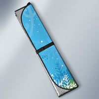 New Zealand Birds Christmas Auto Sun Shade Pohutukawa Xmas Tree