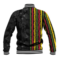 Hawaii Lei Kanaka Maoli Flag Baseball Jacket Tropical Vibes