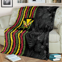 Hawaii Lei Kanaka Maoli Flag Blanket Tropical Vibes