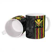 Hawaii Lei Kanaka Maoli Flag Ceramic Mug Tropical Vibes
