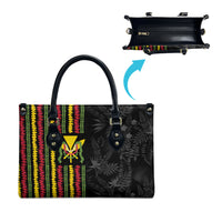 Hawaii Lei Kanaka Maoli Flag Leather Bag Tropical Vibes