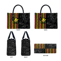 Hawaii Lei Kanaka Maoli Flag Leather Bag Tropical Vibes