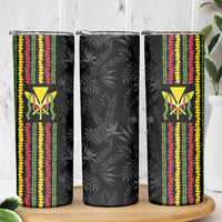 Hawaii Lei Kanaka Maoli Flag Skinny Tumbler Tropical Vibes