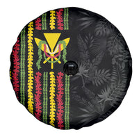 Hawaii Lei Kanaka Maoli Flag Spare Tire Cover Tropical Vibes