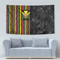 Hawaii Lei Kanaka Maoli Flag Tapestry Tropical Vibes