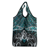 New Zealand Maori Grocery Bag Poutama Pikorua - Single Twist Paua Shell LT05 - Polynesian Pride