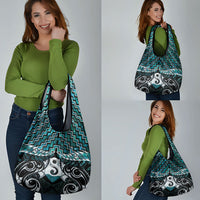 New Zealand Maori Grocery Bag Poutama Pikorua - Single Twist Paua Shell LT05 - Polynesian Pride