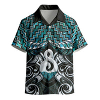 New Zealand Maori Kid Hawaiian Shirt Poutama Pikorua - Single Twist Paua Shell LT05 - Polynesian Pride