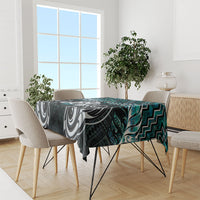 New Zealand Maori Tablecloth Poutama Pikorua - Single Twist Paua Shell LT05 - Polynesian Pride