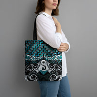 New Zealand Maori Tote Bag Poutama Pikorua - Single Twist Paua Shell LT05 - Polynesian Pride