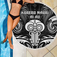 New Zealand Te Reo Maori Beach Blanket Korero Maori Ai Au LT05 - Polynesian Pride