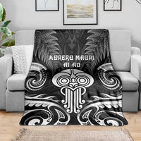 New Zealand Te Reo Maori Blanket Korero Maori Ai Au LT05 - Polynesian Pride