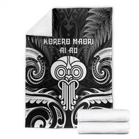 New Zealand Te Reo Maori Blanket Korero Maori Ai Au LT05 - Polynesian Pride