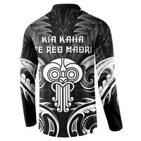New Zealand Te Reo Maori Button Sweatshirt Korero Maori Ai Au LT05 - Polynesian Pride