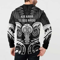 New Zealand Te Reo Maori Button Sweatshirt Korero Maori Ai Au LT05 - Polynesian Pride