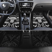 New Zealand Te Reo Maori Car Mats Korero Maori Ai Au LT05 Set 4pcs Black - Polynesian Pride