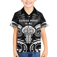 New Zealand Te Reo Maori Family Matching Puletasi and Hawaiian Shirt Korero Maori Ai Au
