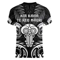 New Zealand Te Reo Maori Women V-Neck T-Shirt Korero Maori Ai Au