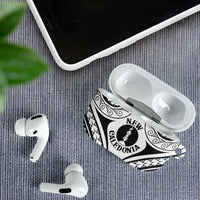 New Caledonia Day AirPods Case Polynesian Curves White Color - Polynesian Pride
