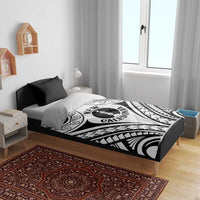 New Caledonia Day Bedding Set Polynesian Curves White Color - Polynesian Pride