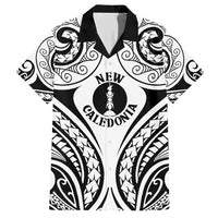 New Caledonia Day Hawaiian Shirt Polynesian Curves White Color - Polynesian Pride
