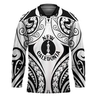 New Caledonia Day Hockey Jersey Polynesian Curves White Color LT05 Unisex White - Polynesian Pride