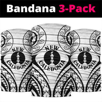 New Caledonia Day Neck Gaiter Polynesian Curves White Color LT05 package One Size: 25*50cm White - Polynesian Pride